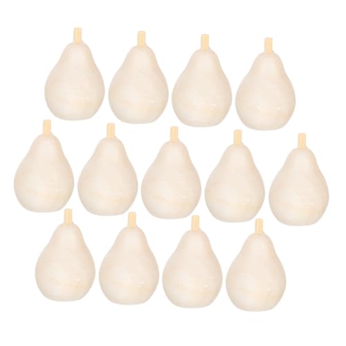 GARIOUANS 12 Stück Teiliges Unbemalter Holzfrüchte Bastelrohlinge Glatte Oberfläche Leicht und Langlebig zum Bemalen und Kreativen Dekorieren für DIY Ornamente und Kreative Holzdeko GARIOUANS 12 Stück Teiliges Unbemalter Holzfrüchte Bastelrohlinge Glatte Oberfläche Leicht und Langlebig zum Bemalen und Kreativen Dekorieren für DIY Ornamente und Kreative Holzdeko von GARIOUANS