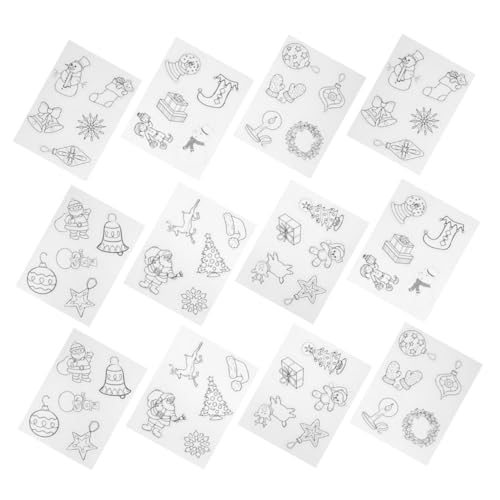 GARIOUANS 12 Stück Teiliges Weihnachts Heat Shrink Folien mit Muster Hitzeaktivierbare Schrumpffolien für DIY Basteln für Schlüsselanhänger Schmuck und Weihnachtsdekorationen GARIOUANS 12 Stück Teiliges Weihnachts Heat Shrink Folien mit Muster Hitzeaktivierbare Schrumpffolien für DIY Basteln für Schlüsselanhänger Schmuck und Weihnachtsdekorationen von GARIOUANS