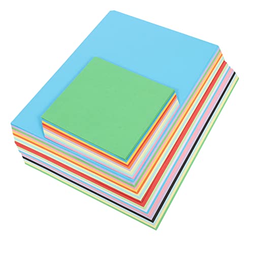 GARIOUANS 120 Blatt Origami Papier für Buntes Bastelpapier DIY Malpapier für Kindergarten Faltpapier für Kreative Bastelprojekte Teilig Hartpapier Weiches Farbpapier Weiches Farbpapier von GARIOUANS