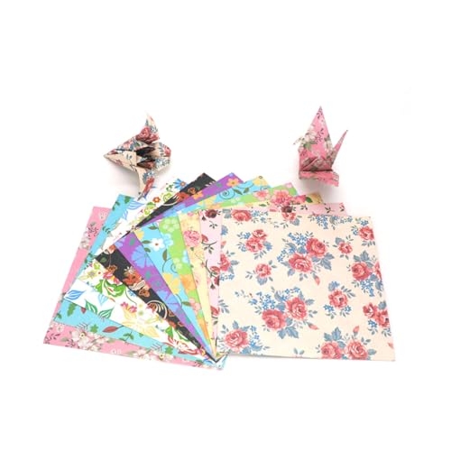 GARIOUANS 120 Stück Teiliges Einseitiges Origami papier mit Blumenmuster Buntes Bastelpapier für Mädchen Vielseitig für DIY Bastelprojekte Schulbedarf und Kreative Papierkunst GARIOUANS 120 Stück Teiliges Einseitiges Origami papier mit Blumenmuster Buntes Bastelpapier für Mädchen Vielseitig für DIY Bastelprojekte Schulbedarf und Kreative Papierkunst von GARIOUANS