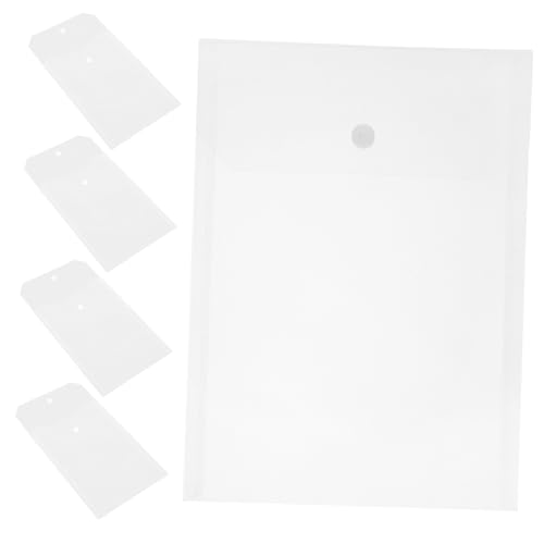 GARIOUANS 12Stücke Dokumentenbeutel aus Robustem Transparente Datei Organizer für Büro und Schule Praktische Aufbewahrungslösung für Unterlagen und Wichtige Dokumente von GARIOUANS