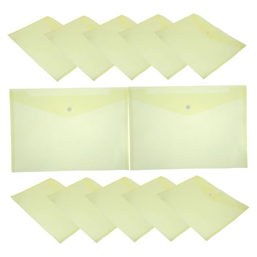 GARIOUANS 12Stücke Dokumentenmappe Transparente Bürodateiordner mit Druckknopf Reißfest und Wasserabweisend für Organisation von Unterlagen im Büro Hause GARIOUANS 12Stücke Dokumentenmappe Transparente Bürodateiordner mit Druckknopf Reißfest und Wasserabweisend für Organisation von Unterlagen im Büro Hause von GARIOUANS