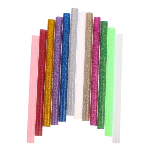 GARIOUANS 130 Stück Teiliges Bunte Heißklebesticks Farbige Klebestifte für Heißklebepistole Starke Haftung Sicherer Hot Melt Kleber für DIY Bastelprojekte und Künstlerisches Handwerk von GARIOUANS