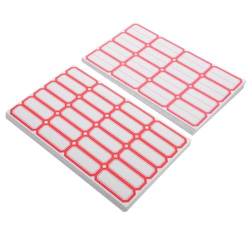 GARIOUANS 136 Blatt Selbstklebende Handschriftliche Etiketten Aufkleber Multifunktionale Preisetiketten für Büro Praktische Produktkennzeichnung Leicht Abziehbar Langlebig Rot Vielseitig GARIOUANS 136 Blatt Selbstklebende Handschriftliche Etiketten Aufkleber Multifunktionale Preisetiketten für Büro Praktische Produktkennzeichnung Leicht Abziehbar Langlebig Rot Vielseitig von GARIOUANS