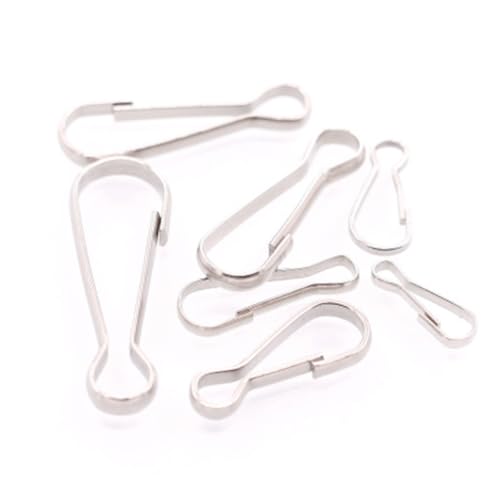 GARIOUANS 14 Stück Teiliges DIY Schmuckverschluss aus Rostfreiem Titanstahl Verbindungsklammern für Armband Schlüsselanhänger und Bastelprojekte Langlebige Schmuckverbindungsösen GARIOUANS 14 Stück Teiliges DIY Schmuckverschluss aus Rostfreiem Titanstahl Verbindungsklammern für Armband Schlüsselanhänger und Bastelprojekte Langlebige Schmuckverbindungsösen von GARIOUANS