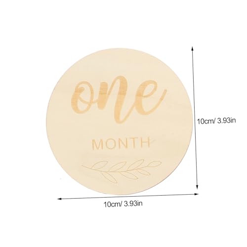 GARIOUANS 14 Stück Teiliges Meilensteinkarten aus Holz Langlebige Gravierte Holzscheiben mit Designs zur Monatsdokumentation und Geburtserinnerung Babyfoto Dekoration GARIOUANS 14 Stück Teiliges Meilensteinkarten aus Holz Langlebige Gravierte Holzscheiben mit Designs zur Monatsdokumentation und Geburtserinnerung Babyfoto Dekoration von GARIOUANS