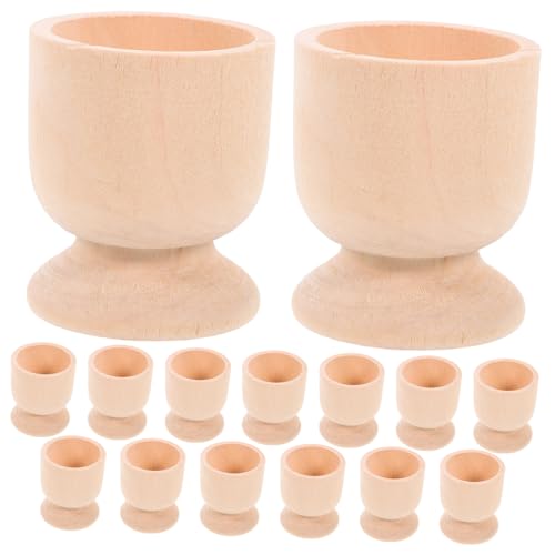 GARIOUANS 15 Stück Teiliges Holz Eierhalter zum Bemalen DIY Unvollendete Eierständer Natürlicher Holzlook Dekoratives Osternest für Ostereier Dekoration Geeignet für Zuhause Büro GARIOUANS 15 Stück Teiliges Holz Eierhalter zum Bemalen DIY Unvollendete Eierständer Natürlicher Holzlook Dekoratives Osternest für Ostereier Dekoration Geeignet für Zuhause Büro von GARIOUANS