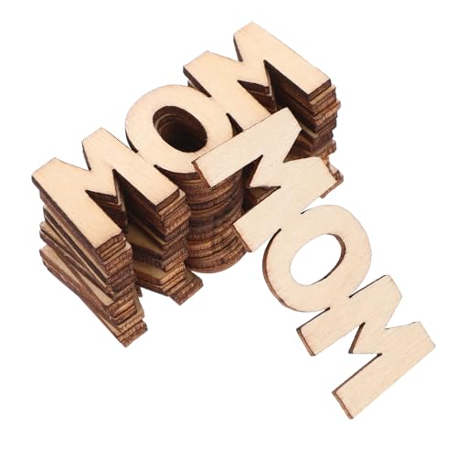 GARIOUANS 15 Stück Teiliges Holzbuchstaben Mom Diy Bastelmaterialien Unvollendete Holzstücke Handgemachte Dekoration für Wände und Mehr für Projekte GARIOUANS 15 Stück Teiliges Holzbuchstaben Mom Diy Bastelmaterialien Unvollendete Holzstücke Handgemachte Dekoration für Wände und Mehr für Projekte von GARIOUANS