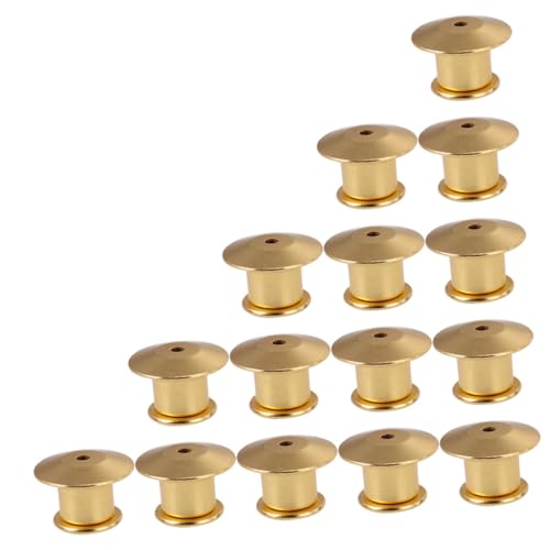 GARIOUANS 15 Stück Teiliges Pin Back Locking Pin Clutch ohne Werkzeug für Anstecker Reversnadeln Schmuckbefestigung Robust Langlebig Goldfarben Geeignet für Basteln und Schmuckherstellung GARIOUANS 15 Stück Teiliges Pin Back Locking Pin Clutch ohne Werkzeug für Anstecker Reversnadeln Schmuckbefestigung Robust Langlebig Goldfarben Geeignet für Basteln und Schmuckherstellung von GARIOUANS