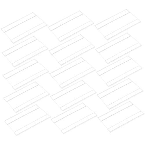 GARIOUANS 15 Stück Transparente Preisschild Halter für Regale aus Robustem Selbstklebend für Supermärkte und Einzelhandel zur Perfekten Preisdisplay GARIOUANS 15 Stück Transparente Preisschild Halter für Regale aus Robustem Selbstklebend für Supermärkte und Einzelhandel zur Perfekten Preisdisplay von GARIOUANS