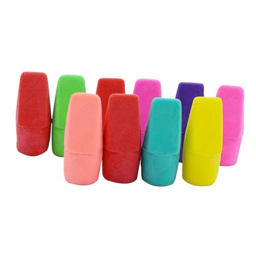 GARIOUANS 150 Stück Bunte Radiergummi spitzen aus Hochwertigem Tpr material Weiche und Tragbare Radierer für Schüler Kreative Schreibwaren geschenke Farbenfrohe Radiergummis Zufällige Farbe von GARIOUANS
