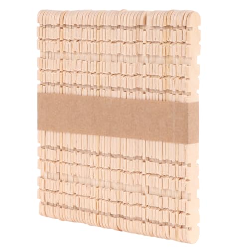 GARIOUANS 150 Stück Holzstäbchen für DIY Bastelarbeiten Gezahnte Eisstiele aus Naturholz Glatte Oberfläche Kindersicher und Langlebig für Schule Party und Kreative Handwerksprojekte GARIOUANS 150 Stück Holzstäbchen für DIY Bastelarbeiten Gezahnte Eisstiele aus Naturholz Glatte Oberfläche Kindersicher und Langlebig für Schule Party und Kreative Handwerksprojekte von GARIOUANS
