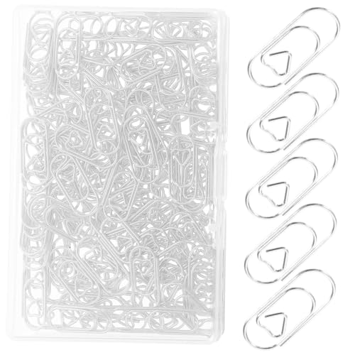GARIOUANS 150 Stück Kreative Metall Büroklammern in Herzform Kleine Bunte Paper Clips für Dokumente Briefe und Akten Langlebige und Verformungsbeständige Metallklammern für Büro und Schule GARIOUANS 150 Stück Kreative Metall Büroklammern in Herzform Kleine Bunte Paper Clips für Dokumente Briefe und Akten Langlebige und Verformungsbeständige Metallklammern für Büro und Schule von GARIOUANS