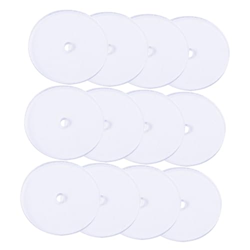 GARIOUANS 150 Stück Ohrstecker Schutzverschlüsse Ohrstecker Stopper Transparent DIY Schmuck Zubehör Ohrläppchen Stützflicken für Handgemachte Ohrringe Leicht und Hautfreundlich von GARIOUANS