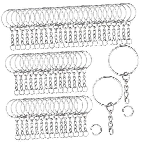 GARIOUANS 150Stücke Teiliges Schlüsselanhänger Zubehörset mit Ketten und Ringen für DIY Anhängerherstellung für Anfänger und Profis Sicher und Langlebig GARIOUANS 150Stücke Teiliges Schlüsselanhänger Zubehörset mit Ketten und Ringen für DIY Anhängerherstellung für Anfänger und Profis Sicher und Langlebig von GARIOUANS