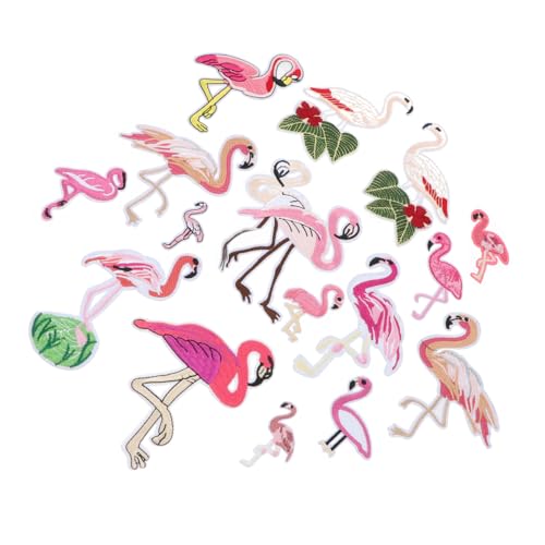 GARIOUANS 16 Stück Teiliges Flamingo Stickerei Aufnäher Set Dekorative Bügelflicken zum Aufnähen und Reparieren von Kleidung Taschen Hüten Jeans Bunte Gestickte Stoffabzeichen für DIY GARIOUANS 16 Stück Teiliges Flamingo Stickerei Aufnäher Set Dekorative Bügelflicken zum Aufnähen und Reparieren von Kleidung Taschen Hüten Jeans Bunte Gestickte Stoffabzeichen für DIY von GARIOUANS