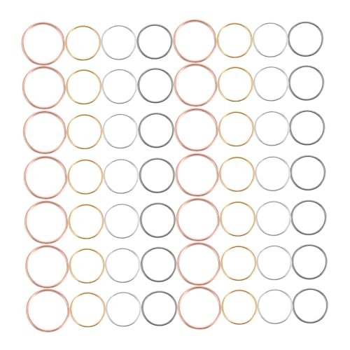 GARIOUANS 170 Stück Teiliges Split Key Rings aus Robustem Metall und Runde Schlüsselringe in Silber Gold Schwarz und Roségold für DIY Schlüsselanhänger und Vielseitige Bastelprojekte GARIOUANS 170 Stück Teiliges Split Key Rings aus Robustem Metall und Runde Schlüsselringe in Silber Gold Schwarz und Roségold für DIY Schlüsselanhänger und Vielseitige Bastelprojekte von GARIOUANS