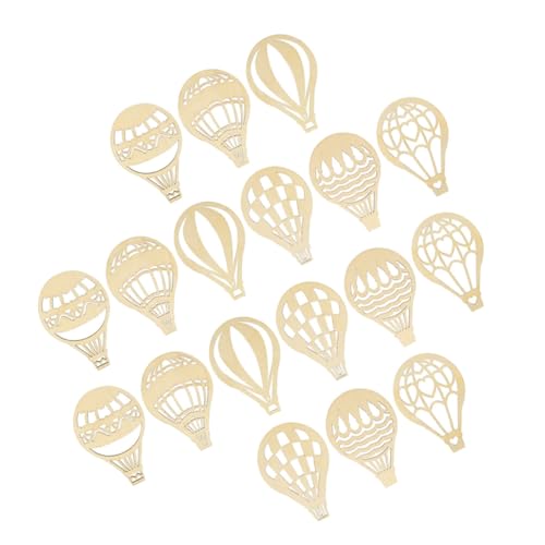 GARIOUANS 18 Stück Teiliges Hot Air Balloon Holzscheiben aus Naturbelassenem Langlebigem Holz für DIY Bastelprojekte Unbemalte Holzspäne mit Glatten Kanten für Kinderpartys und Dekoration GARIOUANS 18 Stück Teiliges Hot Air Balloon Holzscheiben aus Naturbelassenem Langlebigem Holz für DIY Bastelprojekte Unbemalte Holzspäne mit Glatten Kanten für Kinderpartys und Dekoration von GARIOUANS