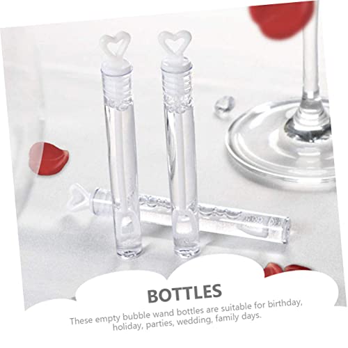 GARIOUANS 18 Stück Teiliges Leere Seifenblasenstäbe mit Herzform Nachfüllbare Kunststoffröhrchen für Hochzeit Party und Wiederverwendbar Sicher und Langlebig zum Selbermachen von GARIOUANS 18 Stück Teiliges Leere Seifenblasenstäbe mit Herzform Nachfüllbare Kunststoffröhrchen für Hochzeit Party und Wiederverwendbar Sicher und Langlebig zum Selbermachen von von GARIOUANS