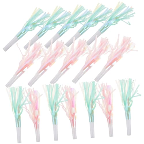 GARIOUANS 18 Stück Teiliges Party-bläser Bunten Quasten Sichere Kunststoff-hörner Laute Geräuschmacher für Erwachsene für Geburtstage Silvester Abschlussfeiern und Sportevents GARIOUANS 18 Stück Teiliges Party-bläser Bunten Quasten Sichere Kunststoff-hörner Laute Geräuschmacher für Erwachsene für Geburtstage Silvester Abschlussfeiern und Sportevents von GARIOUANS