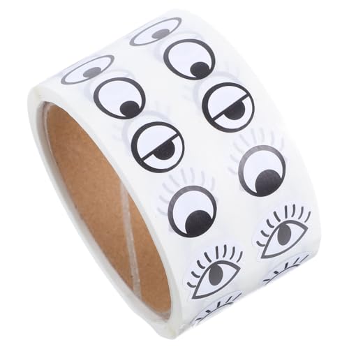 GARIOUANS 1Rolle Aufkleber für Selbstklebende Cartoon Augen für DIY Dekoration mit Paaren für Bastelprojekte und Gestaltung von Rucksäcken GARIOUANS 1Rolle Aufkleber für Selbstklebende Cartoon Augen für DIY Dekoration mit Paaren für Bastelprojekte und Gestaltung von Rucksäcken von GARIOUANS