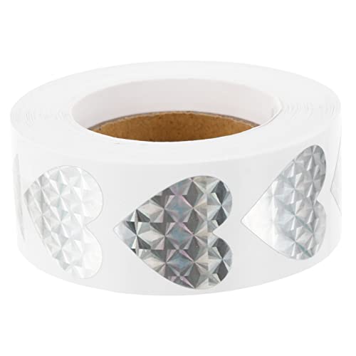 GARIOUANS 1Rolle Herzaufkleber Glänzende DIY Dichtungsaufkleber aus Umweltfreundlichem für Hochzeiten und Dekoration Selbstklebende Sticker für Kreative GARIOUANS 1Rolle Herzaufkleber Glänzende DIY Dichtungsaufkleber aus Umweltfreundlichem für Hochzeiten und Dekoration Selbstklebende Sticker für Kreative von GARIOUANS