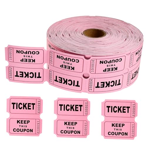 GARIOUANS 1Rolle Tickets Partyspiel Lose für Veranstaltungen Karneval Feste und Gewinnspiele Robuste Papierqualität für Interaktive Spiele GARIOUANS 1Rolle Tickets Partyspiel Lose für Veranstaltungen Karneval Feste und Gewinnspiele Robuste Papierqualität für Interaktive Spiele von GARIOUANS