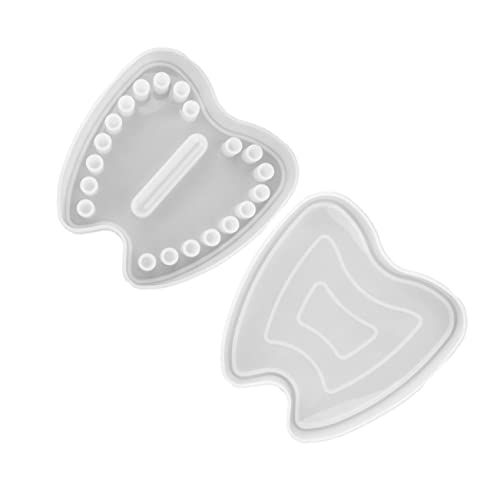 GARIOUANS 1Satz Silikonform DIY Babyzahn Lanugo Aufbewahrungsbox Hochwertige Gießform für Bastelprojekte Einfach zu Entformen für Familiäre DIY Aktivitäten mit Kindern von GARIOUANS