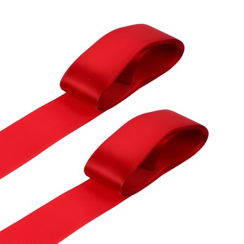 GARIOUANS 2 Rollen Festliches Geschenkband Breit Langlebiges Satin dekoband in Königsrot Vielseitig für Geschenkverpackung Partydeko und Bastelprojekte Wiederverwendbar und Einfach GARIOUANS 2 Rollen Festliches Geschenkband Breit Langlebiges Satin dekoband in Königsrot Vielseitig für Geschenkverpackung Partydeko und Bastelprojekte Wiederverwendbar und Einfach von GARIOUANS