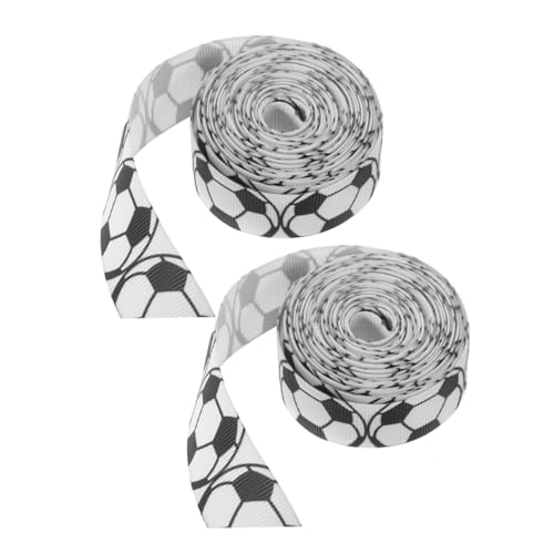GARIOUANS 2 Rollen Fußball Dekorationsband Breit Mehrzweck Geschenkverpackungsband Bastelband für Blumensträuße Partydeko und DIY Handwerk GARIOUANS 2 Rollen Fußball Dekorationsband Breit Mehrzweck Geschenkverpackungsband Bastelband für Blumensträuße Partydeko und DIY Handwerk von GARIOUANS