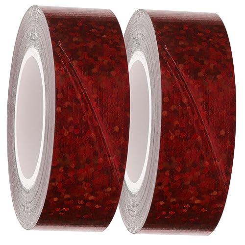 GARIOUANS 2 Rollen Holografisches Klebeband Selbstklebende Duct Tapes Dekorativ und Praktisch für und Außenanwendungen Starke Haftung für Bastelarbeiten und Verpackungen GARIOUANS 2 Rollen Holografisches Klebeband Selbstklebende Duct Tapes Dekorativ und Praktisch für und Außenanwendungen Starke Haftung für Bastelarbeiten und Verpackungen von GARIOUANS