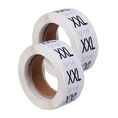GARIOUANS 2 Rollen Selbstklebende Runde Kleidergrößen aufkleber Multifunktionale Kleidungsetiketten zur Einfachen Größenkennzeichnung Klare Beschriftung Geeignet Shirts Mäntel Hüte GARIOUANS 2 Rollen Selbstklebende Runde Kleidergrößen aufkleber Multifunktionale Kleidungsetiketten zur Einfachen Größenkennzeichnung Klare Beschriftung Geeignet Shirts Mäntel Hüte von GARIOUANS