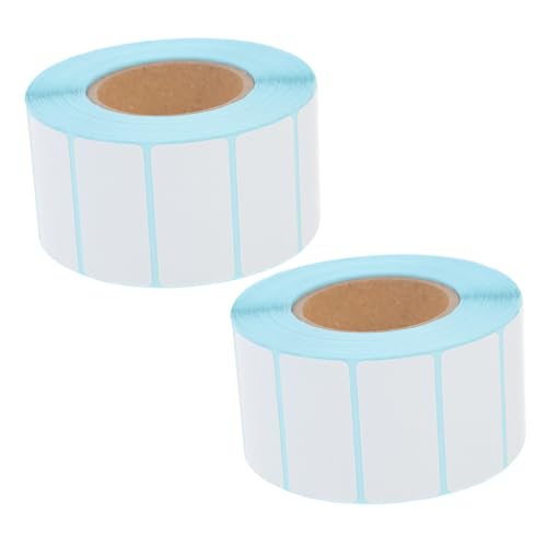 GARIOUANS 2 Rollen Thermische Etikettenrolle Selbstklebende Adressetiketten Ölbeständig und Kratzfest Für Drucker und Beschriftungen Lösung für Büro und Versand GARIOUANS 2 Rollen Thermische Etikettenrolle Selbstklebende Adressetiketten Ölbeständig und Kratzfest Für Drucker und Beschriftungen Lösung für Büro und Versand von GARIOUANS