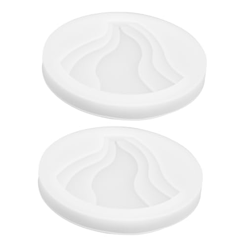 GARIOUANS 2 STÜCK Silikonform Untersetzer Gießform Flexibel Wiederverwendbar DIY Ornament Casting Mold für Epoxidharz Handwerk Kreative Dekoration GARIOUANS 2 STÜCK Silikonform Untersetzer Gießform Flexibel Wiederverwendbar DIY Ornament Casting Mold für Epoxidharz Handwerk Kreative Dekoration von GARIOUANS