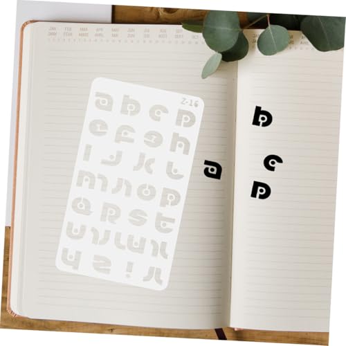 GARIOUANS 2 Sätze Buchstaben Schablonen Kunststoff Wiederverwendbar Alphabet Stencils Für DIY Scrapbooking Journal Notizbuch Kreative Graffiti Malvorlagen Zubehör GARIOUANS 2 Sätze Buchstaben Schablonen Kunststoff Wiederverwendbar Alphabet Stencils Für DIY Scrapbooking Journal Notizbuch Kreative Graffiti Malvorlagen Zubehör von GARIOUANS