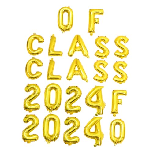 GARIOUANS 2 Sätze Luftballons Class Of Graduation Deko für Abschlussfeier Partybedarf Folienballons für Klassenraum und Festlichkeiten Dekoration für Schul und College Abschluss GARIOUANS 2 Sätze Luftballons Class Of Graduation Deko für Abschlussfeier Partybedarf Folienballons für Klassenraum und Festlichkeiten Dekoration für Schul und College Abschluss von GARIOUANS