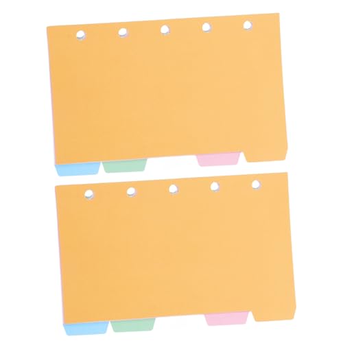 GARIOUANS 2 Sätze Papier trennblätter für Ringbuch Loseblatt index mit Farben Abnehmbare Notizbuch organizer Bürobedarf und Schreibwaren für Journal Tagebuch Präsentationen GARIOUANS 2 Sätze Papier trennblätter für Ringbuch Loseblatt index mit Farben Abnehmbare Notizbuch organizer Bürobedarf und Schreibwaren für Journal Tagebuch Präsentationen von GARIOUANS