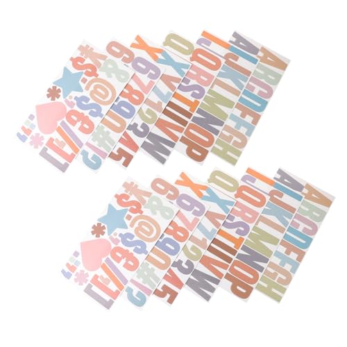 GARIOUANS 2 Sätze Selbstklebende Buchstaben Aufkleber Wasserdichte DIY Sticker für Briefkasten Pinnwand und Bastelprojekte Farben GARIOUANS 2 Sätze Selbstklebende Buchstaben Aufkleber Wasserdichte DIY Sticker für Briefkasten Pinnwand und Bastelprojekte Farben von GARIOUANS