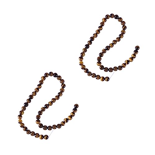 GARIOUANS 2 Saiten Natürliche Tigerauge Perlen Stränge Losen Facettierte Schmucksteine zum Auffädeln DIY Armband Perlen für Damen und Herren Langlebig und Vielseitig GARIOUANS 2 Saiten Natürliche Tigerauge Perlen Stränge Losen Facettierte Schmucksteine zum Auffädeln DIY Armband Perlen für Damen und Herren Langlebig und Vielseitig von GARIOUANS