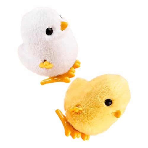 GARIOUANS 2 Stück Aufzieh aus Plüsch Hüpfendes Tierchen für Jumping Chick Duck Cartoon Tier Mitgebsel für Partys und Spaß für Jungen und Mädchen GARIOUANS 2 Stück Aufzieh aus Plüsch Hüpfendes Tierchen für Jumping Chick Duck Cartoon Tier Mitgebsel für Partys und Spaß für Jungen und Mädchen von GARIOUANS