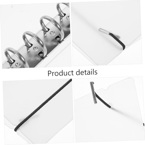 GARIOUANS 2 Stück Binder Ringbuch Teilig Transparent Mattes PP Material Nachfüllbar Organizer für Büro Schule Journal Schutzhülle Notebook Cover GARIOUANS 2 Stück Binder Ringbuch Teilig Transparent Mattes PP Material Nachfüllbar Organizer für Büro Schule Journal Schutzhülle Notebook Cover von GARIOUANS