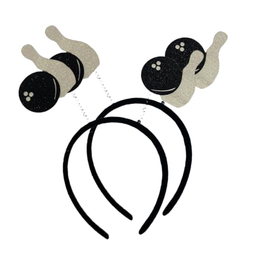 GARIOUANS 2 Stück Bowling Ball Haarband für Damen Sportliches Stirnband für Partys Frühlingsfeste und Sportveranstaltungen Leicht und Bequem Wiederverwendbar Stylische Kopfbedeckung GARIOUANS 2 Stück Bowling Ball Haarband für Damen Sportliches Stirnband für Partys Frühlingsfeste und Sportveranstaltungen Leicht und Bequem Wiederverwendbar Stylische Kopfbedeckung von GARIOUANS