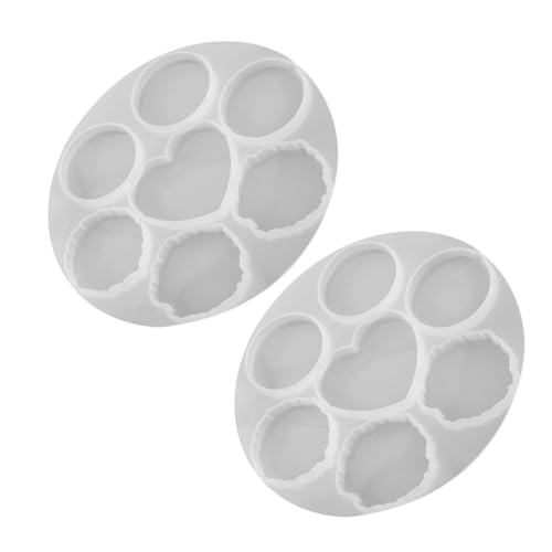 GARIOUANS 2 Stück Epoxidharz Silikonform für Handyhalter Teiliges Irreguläre Marmor Gießform DIY Phone Grip Casting Tray Flexibel Wiederverwendbar für Handygriffe Schmuckanhänger GARIOUANS 2 Stück Epoxidharz Silikonform für Handyhalter Teiliges Irreguläre Marmor Gießform DIY Phone Grip Casting Tray Flexibel Wiederverwendbar für Handygriffe Schmuckanhänger von GARIOUANS