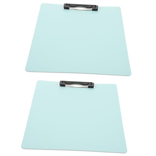 GARIOUANS 2 Stück Klemmbrett Schreibbrett in Pastellgrün Tragbares Büro Clip Board mit Stabiler Metallklammer Vielseitig Einsetzbar für Büro Schule und Konferenz Leicht und von GARIOUANS