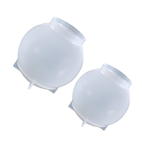 GARIOUANS 2 Stück Kristall-epoxy-form Dekoration Handwerk Kugelform Für Harz Formen Für Epoxidharz Silikonformen Für Schmuck Epoxid-gießform Formen Epoxidharz Epoxidform Weiß Kieselgel GARIOUANS 2 Stück Kristall-epoxy-form Dekoration Handwerk Kugelform Für Harz Formen Für Epoxidharz Silikonformen Für Schmuck Epoxid-gießform Formen Epoxidharz Epoxidform Weiß Kieselgel von GARIOUANS