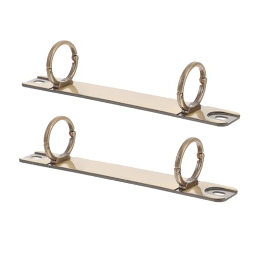 GARIOUANS 2 Stück Metall Ringbuchmechanik Binder Kämme Abnehmbare Bindespines für DIY Projekte Vielseitig Einsetzbar für Notizbücher und Antikem GARIOUANS 2 Stück Metall Ringbuchmechanik Binder Kämme Abnehmbare Bindespines für DIY Projekte Vielseitig Einsetzbar für Notizbücher und Antikem von GARIOUANS