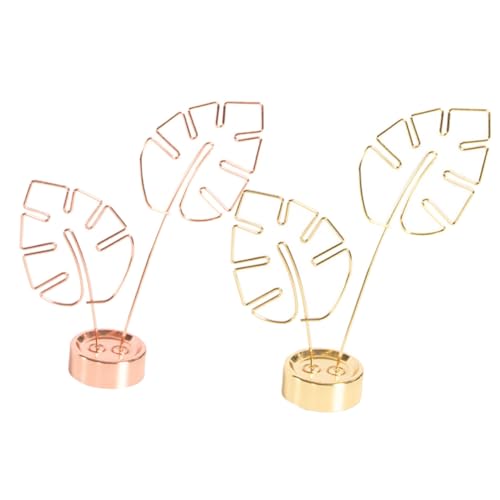 GARIOUANS 2 Stück Metall kartenhalter Rostfrei Stabile Tisch deko mit Basis für Fotos Notizen Memo Halter Praktisch Vielseitig für Hochzeit Geburtstag Valentinstag Party GARIOUANS 2 Stück Metall kartenhalter Rostfrei Stabile Tisch deko mit Basis für Fotos Notizen Memo Halter Praktisch Vielseitig für Hochzeit Geburtstag Valentinstag Party von GARIOUANS