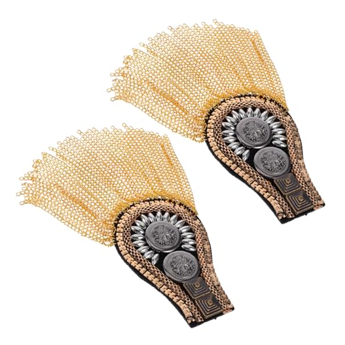 GARIOUANS 2 Stück Modische Schulterklappen mit Quaste Verstellbare Abzeichen Vielseitige Uniform accessoires für Damen Einfach zu Kombinieren Trendige DIY schulterbroschen für Anlässe GARIOUANS 2 Stück Modische Schulterklappen mit Quaste Verstellbare Abzeichen Vielseitige Uniform accessoires für Damen Einfach zu Kombinieren Trendige DIY schulterbroschen für Anlässe von GARIOUANS