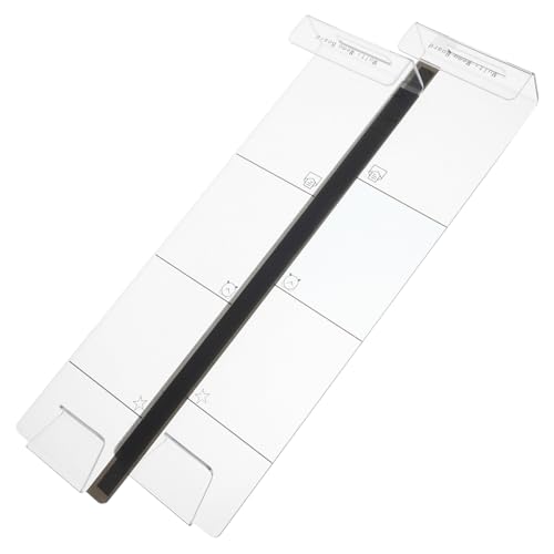 GARIOUANS 2 Stück Monitor Memo Board aus Acryl Praktische Seitenpaneele für Computerbildschirm Transparente Haftnotizhalter für Organisierte Notizen und Erinnerungen Am Monitor von GARIOUANS