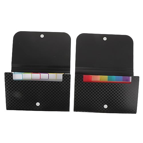 GARIOUANS 2 Stück Multi Layer Dokumentenordner Tragbare Datei Organizer für Kleine und Quittungen für Büro und Schule mit Bunten Fächern und Material GARIOUANS 2 Stück Multi Layer Dokumentenordner Tragbare Datei Organizer für Kleine und Quittungen für Büro und Schule mit Bunten Fächern und Material von GARIOUANS